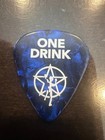 Rush R50 Tour Guitar Pick Blue Pearloid  one Drink  Starman Concert Swag 2026