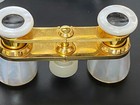 Antique vintage Mother Of Pearl   Brass French Style Opera Glasses