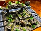 Aztec Water Ruin Set 28mm Dungeons And Dragons Pathfinder D d Terrain Scenery  