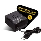 Elc T-300 300 Watt Step Down Voltage Transformer Converter - 110 220v  t-300d 