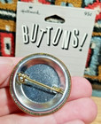 Rare Htf Funny1984 Hallmark Hat Pin Button  halley s Comet  Vintage Nos Stars