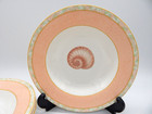 Set Of 4 Vintage Victoria   Beale Atlantis Rimmed Soup Bowls 9004 Shell Center