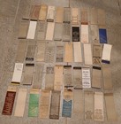 Vintage Lot Of 50 Matchbook Covers flats