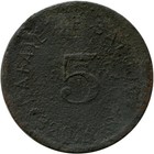 1900 s Sacramento  California Ca Lafayette Saloon Good For 5   Trade Token