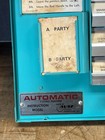 Vintage Jamestown Ny Voting Machine Avm Instruction Model