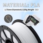 Adlayer Pla 3d Printer Filament - 1kg 1 75mm - 3 Roll Pack Black white gray