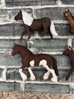 Schleich Am Limes 69 Lot Of 6 Horses Stallions Mare Foals Western Farm Animals
