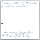 Vtg B w Snapshot Boy Riding Vintage Motorized Lawn Mower Scooter Yard 1959