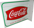 Coke Coca Cola Flange Sign - Sign Of Good Taste