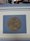 Rare Antique Bronze Commemorative Medal     Detailed Historical Collectible