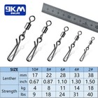 125pcs Fishing Swivels With Snap Fishing Rolling Barrel Swivel Fishing Connector