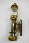 Antique Railroad Car Gold Brass Candle Sconce Collectable   Read Description    
