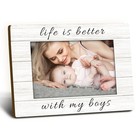 Mom Son Picture Frames 4x6  Mother And Son Wooden Picture Frames  Boy Mom Boys