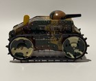 Vintage  Marx No  5 Tin Litho Wind-up Toy Tank great Condition