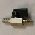 3 8 Barb Ball Hand Valve Air Water Fuel Oil Line Pressed  vacuum Rust Resistant