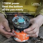 Qunature Outdoor Camping Stove Pot Built-in Igniterwith 1700w Heat Exchanger 