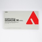 Holbein Acrylic Gouache 36 Color Set 20ml Tubes D418 Matte Opaque Artist Japan