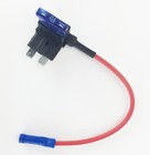 Standard Atc ato Blade Fuse Tap Dual Circuit Adapter 16 Awg Wire 15a Fuse 12 24v