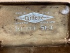 Vintage Wwi Era Military Gillette Khaki Set U s  Army Safety Razor Box   Parts