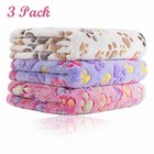 3 Pack Dog Blankets Super Soft Fluffy Pet Blanket Cat Throw Blanket Mat S l