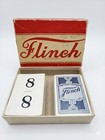 Vintage 1938 Flinch Card Game Complete Red Box Salem  Mass