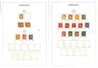 Norway Stamp Collection On 4 Hingless Album Pages  1893-1910  hd 