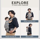 Baby Tula Explore Carrier  Breathable  Newborn To Toddler Adjustable 7-45 Lb Nob