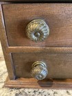 Vintage Antique  2 Drawer Spool Cabinet