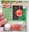 Leewards Aurora Saturn Vintage Sequin Bead Christmas Ornament Kit Nos 1973