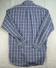 Ralph Lauren Sport Vintage Mens Size Xl Long Sleeve Blue Green Plaid Shirt
