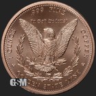 Lot Of 20 X 1 Oz Morgan Fine Copper Round - Bullion -