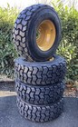 4-12-16 5 Sks-4 Lifemaster Style Skid Steer Tires rims For Cat 236 242 246 248