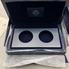 Us Mint American Eagle Sf Two-coin Silver Proof Set Box And 2012 Coa - No Coins