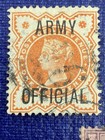 Great Britain Stamps 1896-1902 Army Official Opt  Used  Hinged  Sc  O54-o60