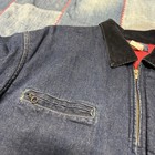 Vintage Oshkosh Bgosh Denim Jacket 46 Long Lined 60s Work Wear Barn Chore Vtg