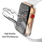 Screen Protector Cover Tpu Case Apple Watch Series Se 6 5 4 3 38 40 42 44mm
