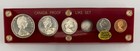 1867-1967 Canada Silver 6 Coin Set Centennial Housed In Hard Red Capital Holder