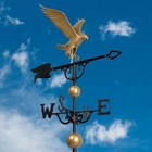 46  Gold bronze Eagle Weathervane