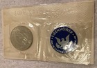 1971-s Eisenhower  1 Silver Dollar Business Strike In Us Mint Blue Envelope Coa