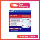 Livdry 2xl Overnight Adult Diapers For Women And Men  Xxl Incontinence Underwear