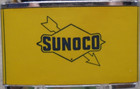 Vintage-xxxrare- sunoco  Gas   Oil Service Flat Advertising Lighter C  l L  k