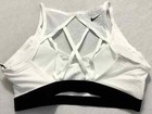 Nike Women   s Strappy Padded Light Support Indy Bra Bq5806 White Size Xl