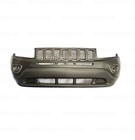 For 2011-2017 Jeep Compass Front Bumper Cover  Set Grill Lower Bumper Fog Lights