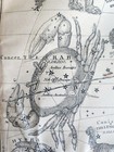 1856 Constellations Celestial Map Chart W  Zodiacal Figures January - March