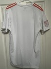 Adidas Atlanta United Fc Climalite Mls Jersey Medium White Orange Star 18