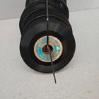 Bulk Lot 130 Vintage 45 Rpm Vinyl Records For Crafts Decor Wall Art No Sleeves