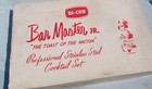 1960 s Bi-cor Bar Master Jr  Complete Cocktail Set Martini Shaker 