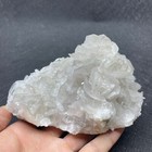 886g Natural Rose Calcite Mineral Specimen Crystal Fluorescence Effect Rock