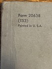 Rare 1953 List Of Parts Book Vintage Singer Sewing Machine  Nos  251-1  2 3