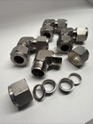 4 Pcs Tylok Union Elbow Fittings 1 2    Tube Stainless Steel Swagelok Ref Ss-810-9
